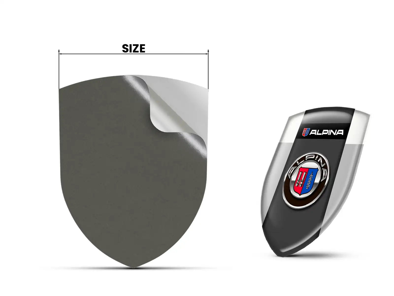 Alpina Personalisierte Autosticker Stern Exklusiv Minimal